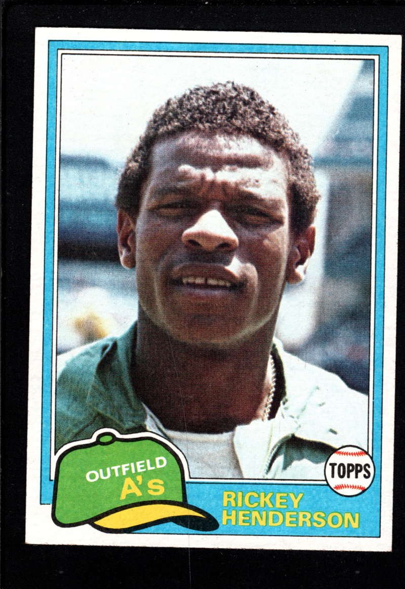 Amazon.com: 1981 Topps 261 Rickey Henderson NM-MT : Collectibles